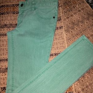 Vans super skinny jeans size 5 mint